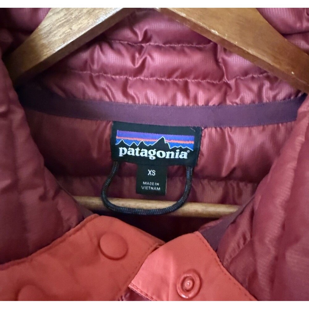 Patagonia Down Insulated Snap-T Pullover Style Jacket Womens‎ Size XS Windproof - Picture 3 of 10